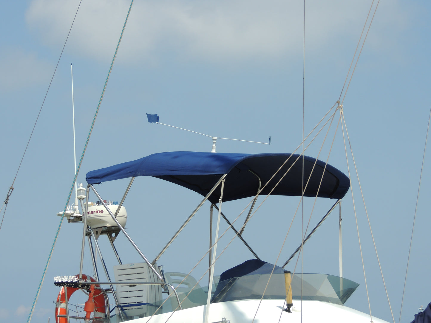 Open Bimini support